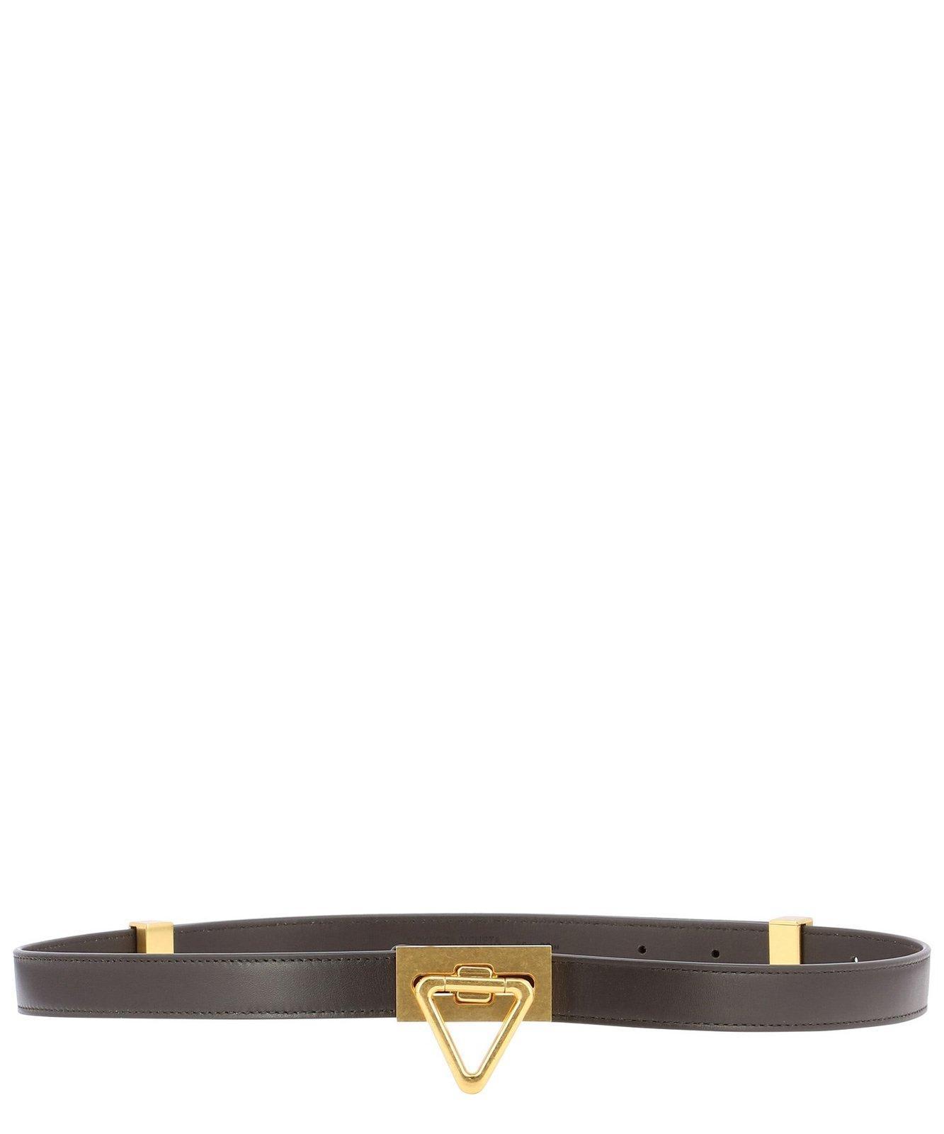 bottega veneta triangle buckle belt