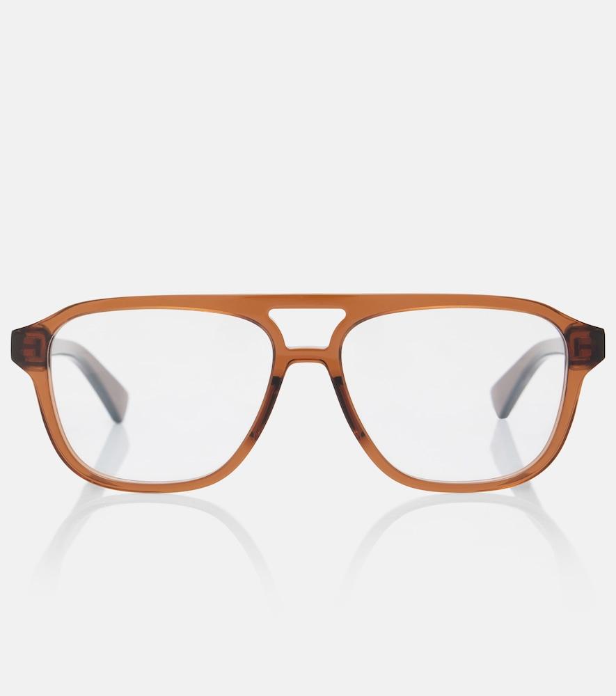 bottega veneta triangle stud aviator glasses