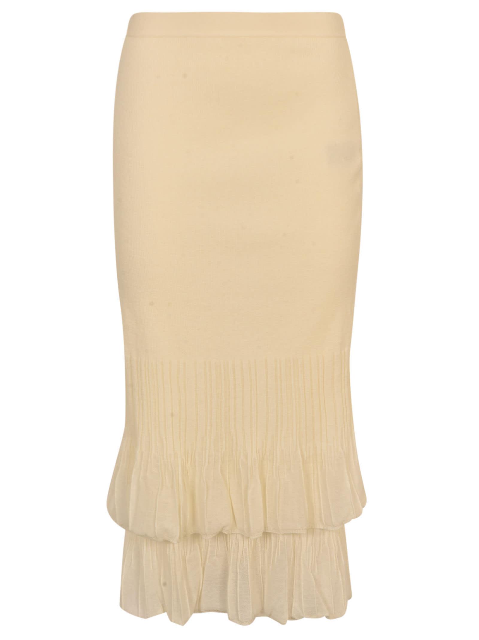 bottega veneta underpin 2 in 1 skirt