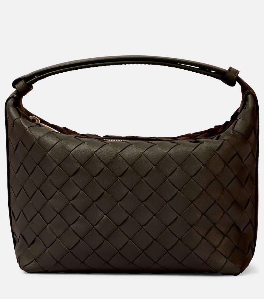 bottega veneta wallace intrecciato leather tote bag