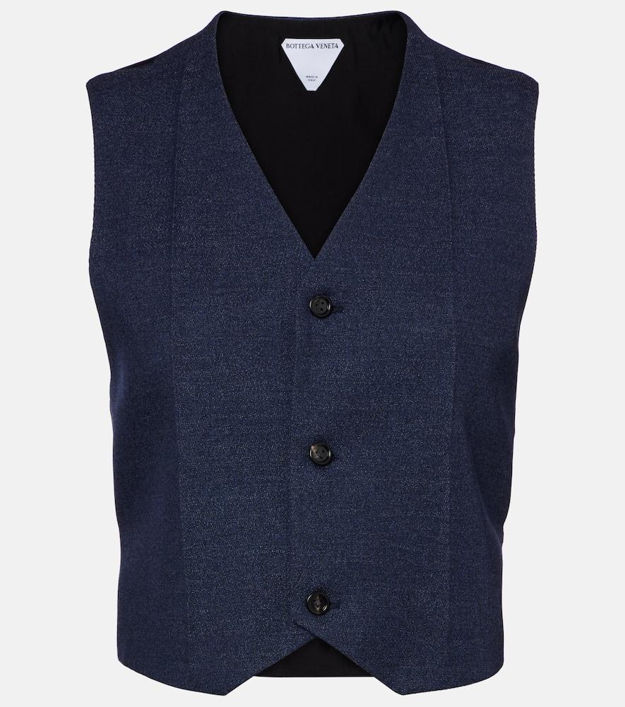bottega veneta wool drill vest