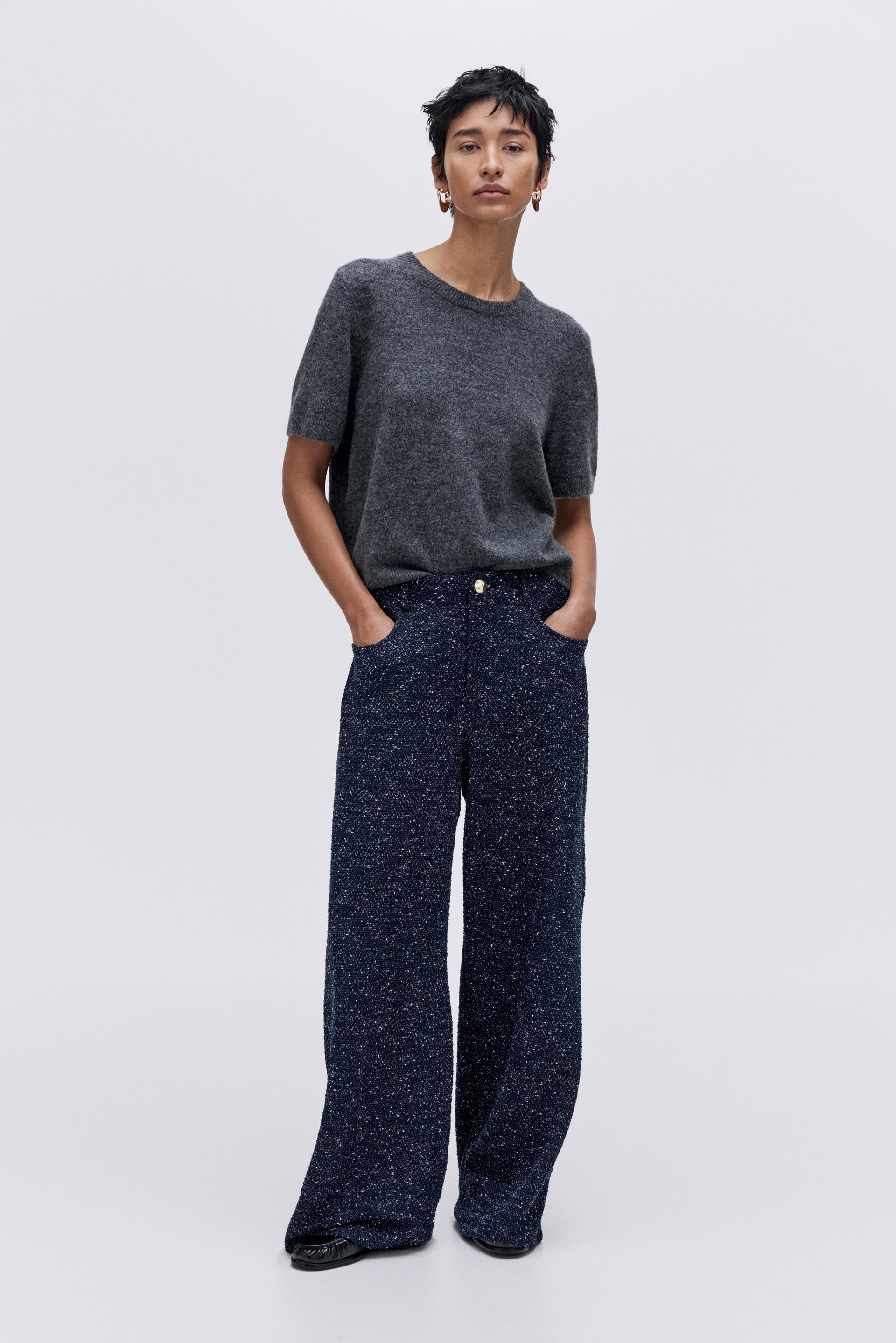 bouclé pants