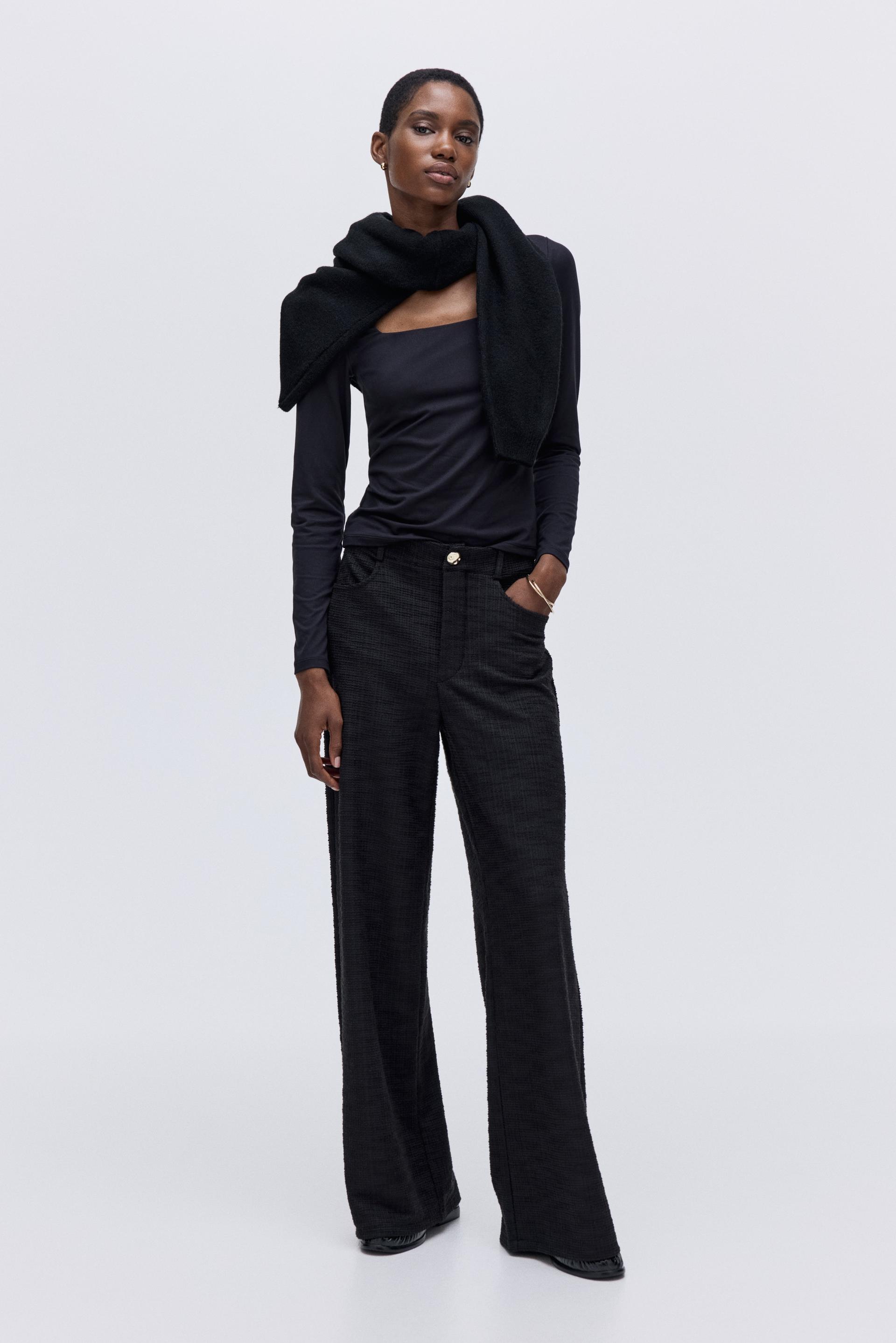 bouclé pants
