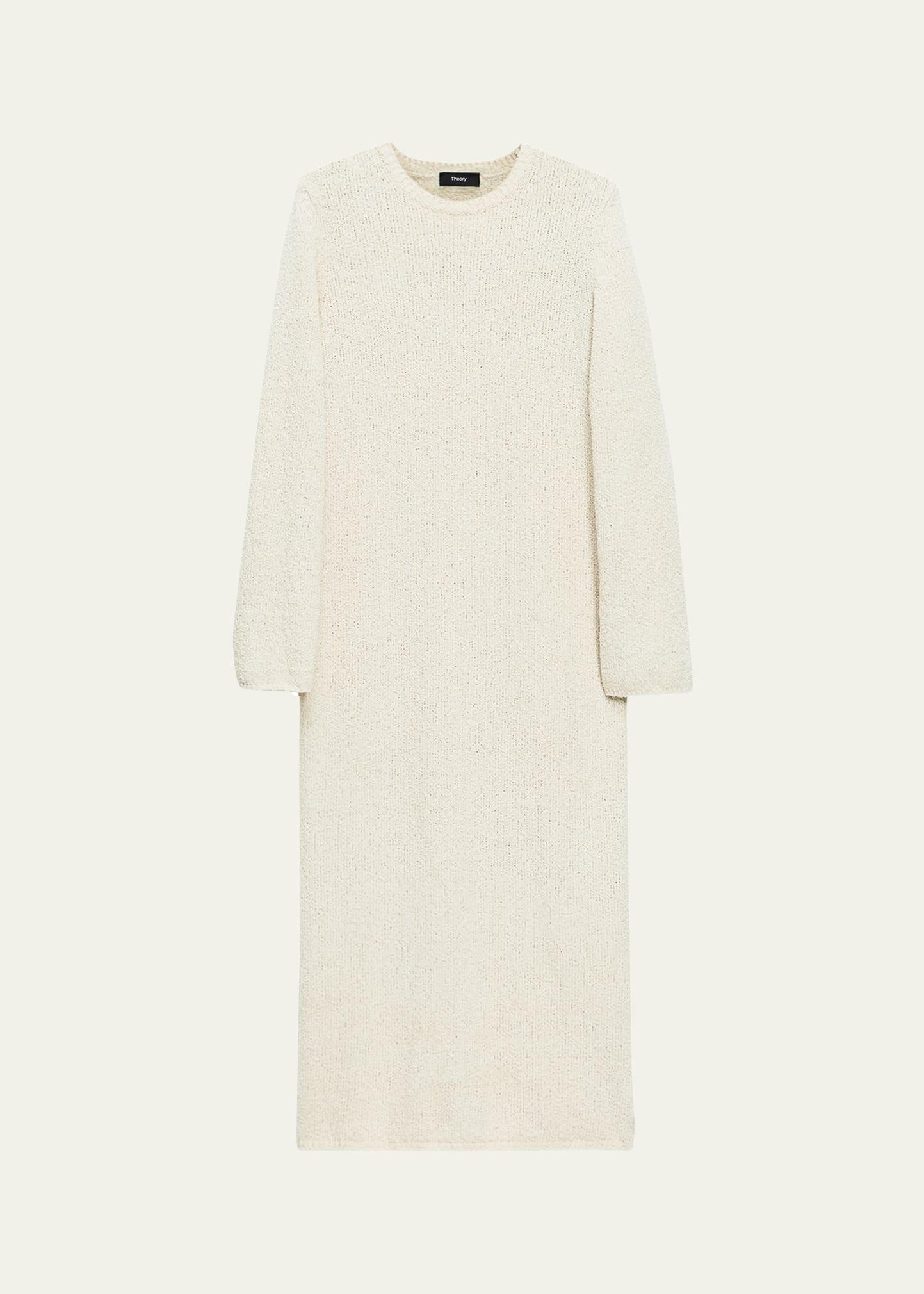 bouclé sweater dress