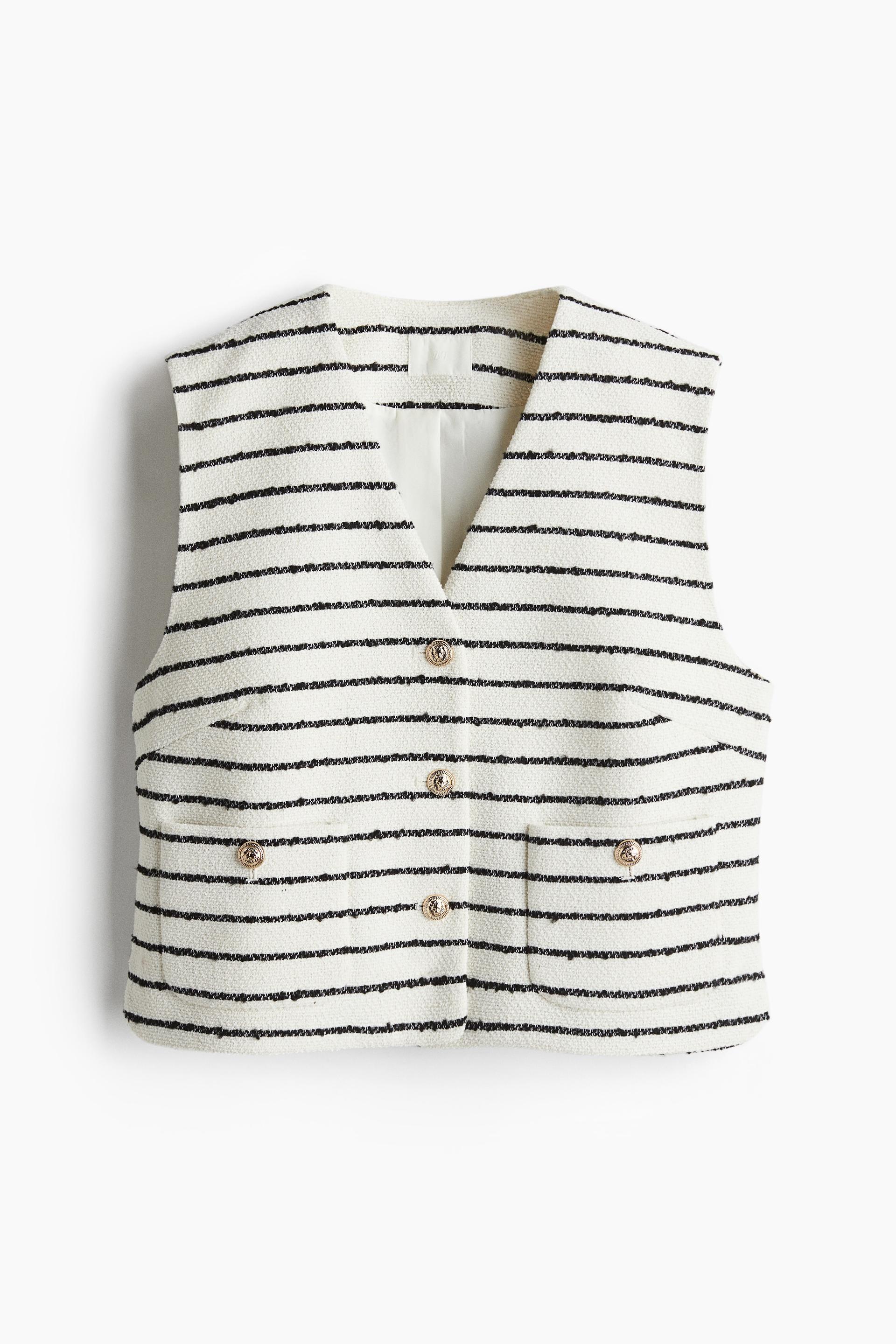 bouclé vest