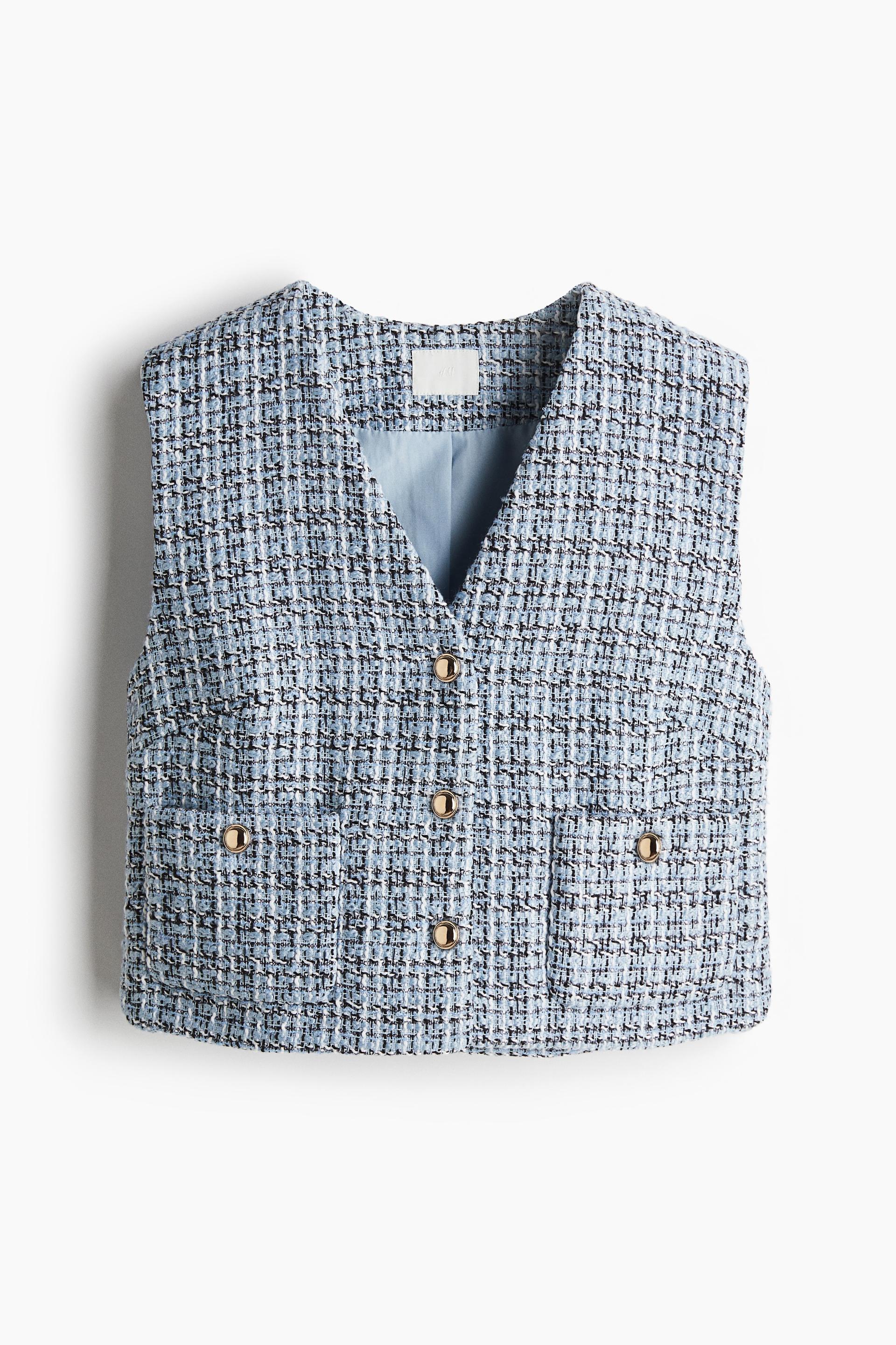 bouclé vest