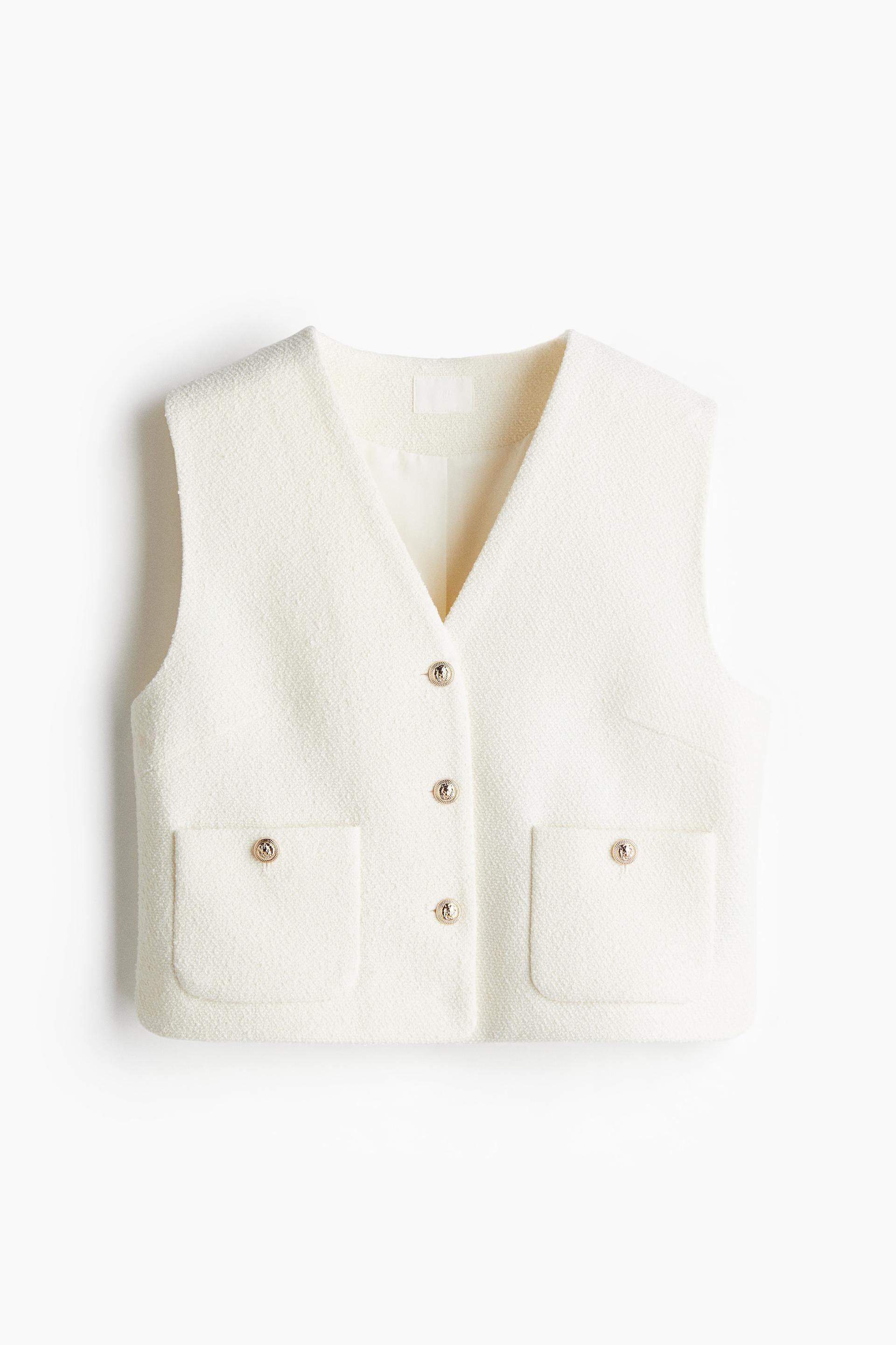 bouclé vest