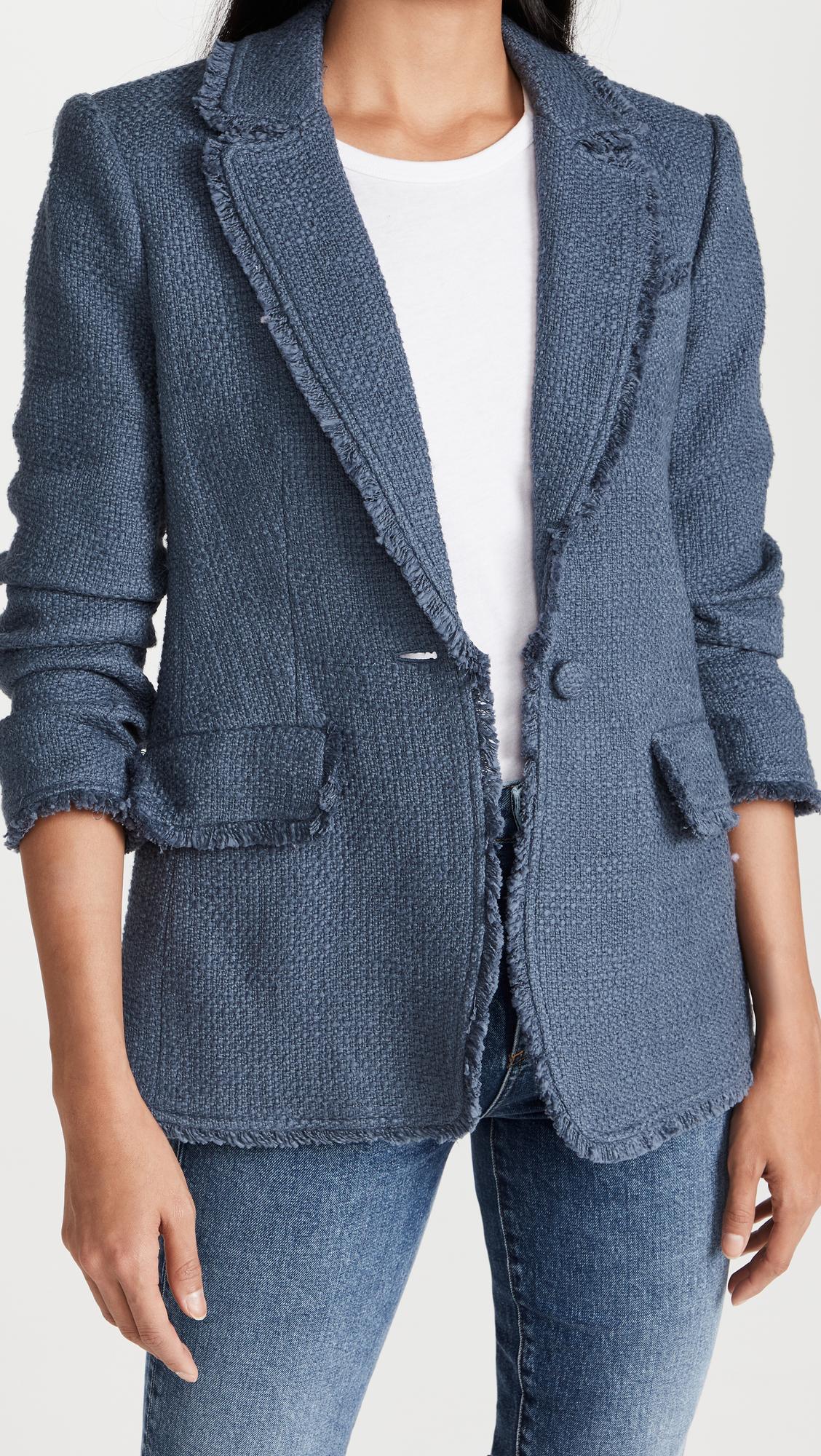 boucle khloe blazer