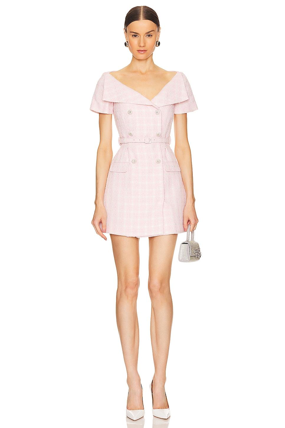 boucle mini dress