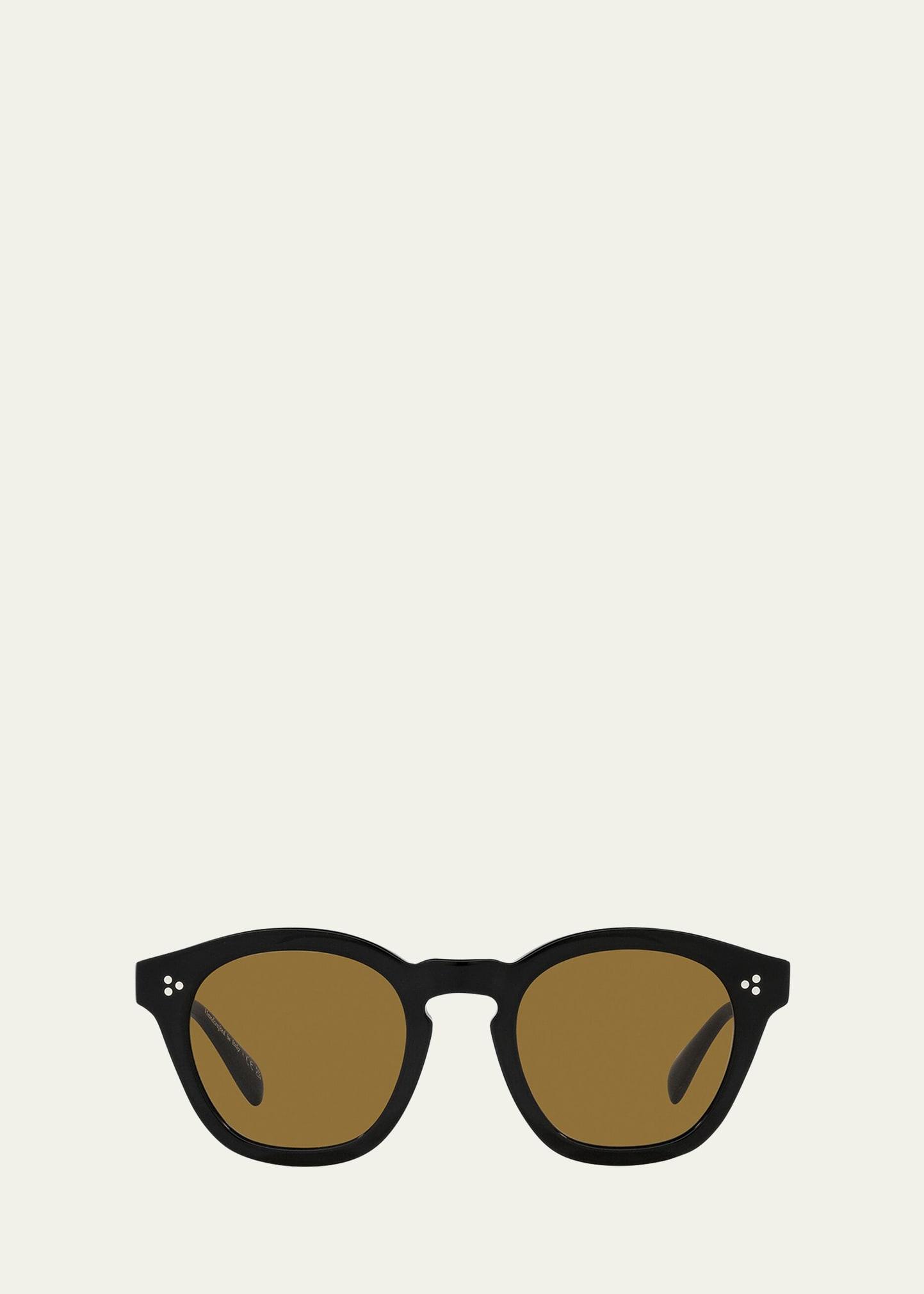boudreau l.a. round acetate & plastic sunglasses