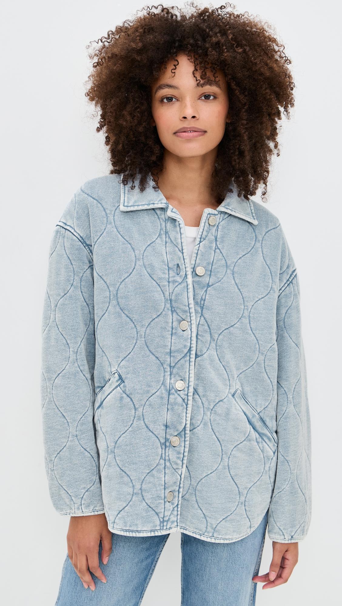 boulder knit denim jacket