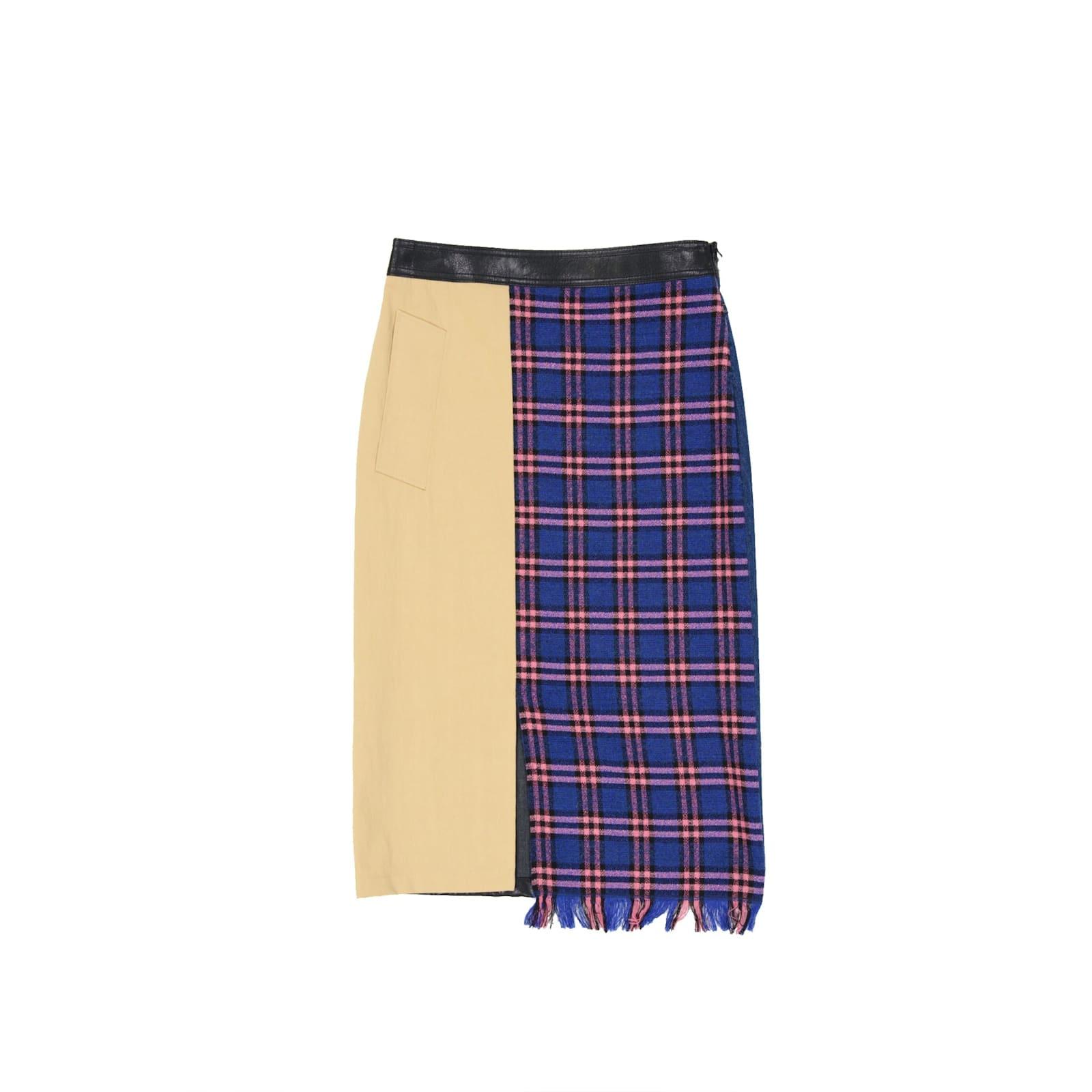 boutique moschino boutique wool blend skirt