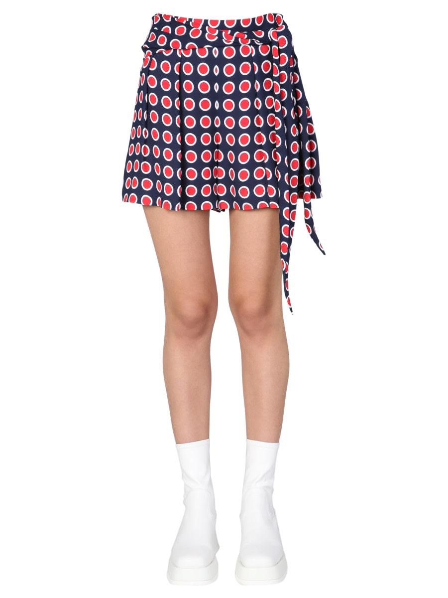 boutique moschino eyelets shorts