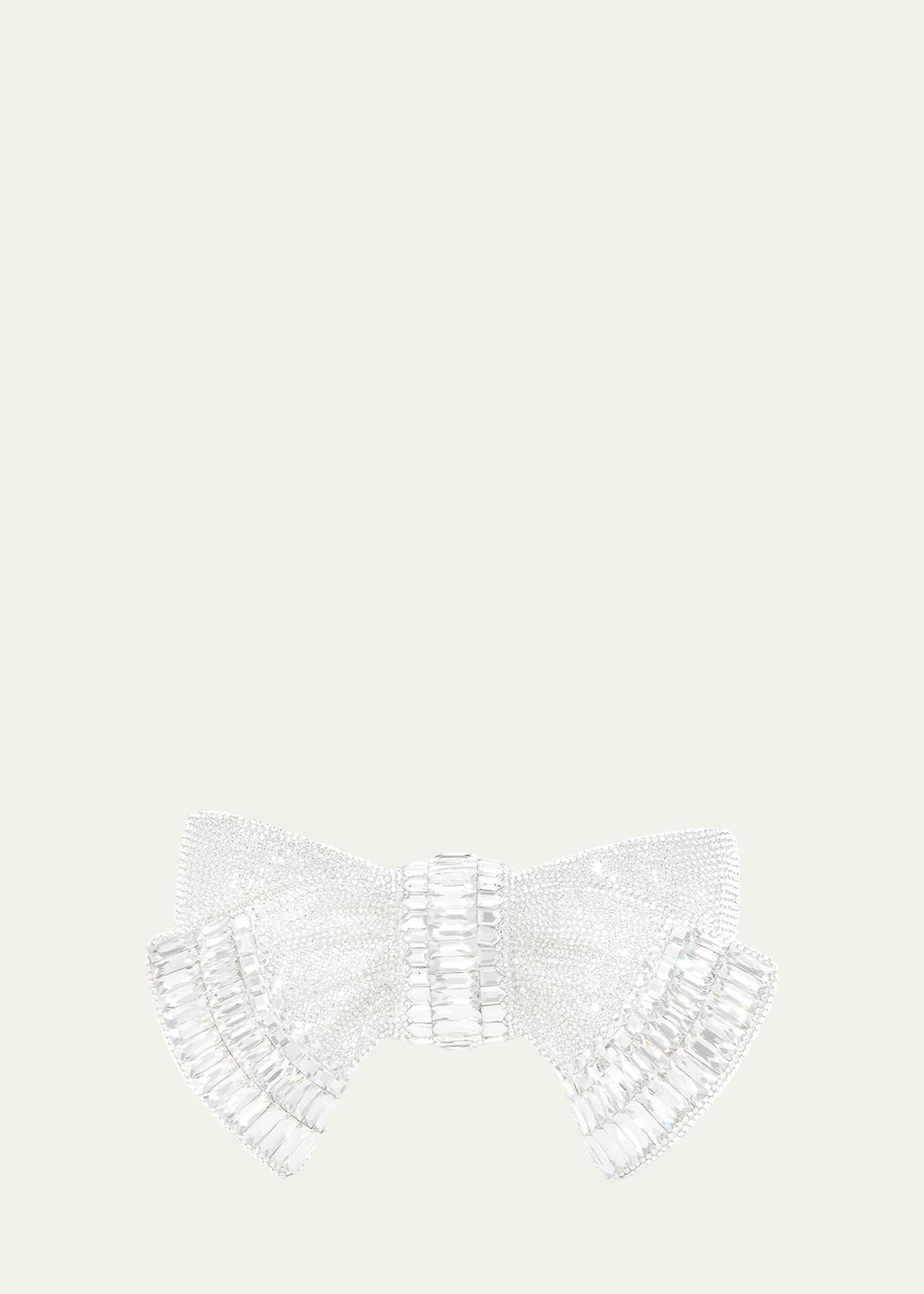 bow deco crystal minaudiere