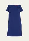 bow detail shift dress