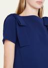bow detail shift dress