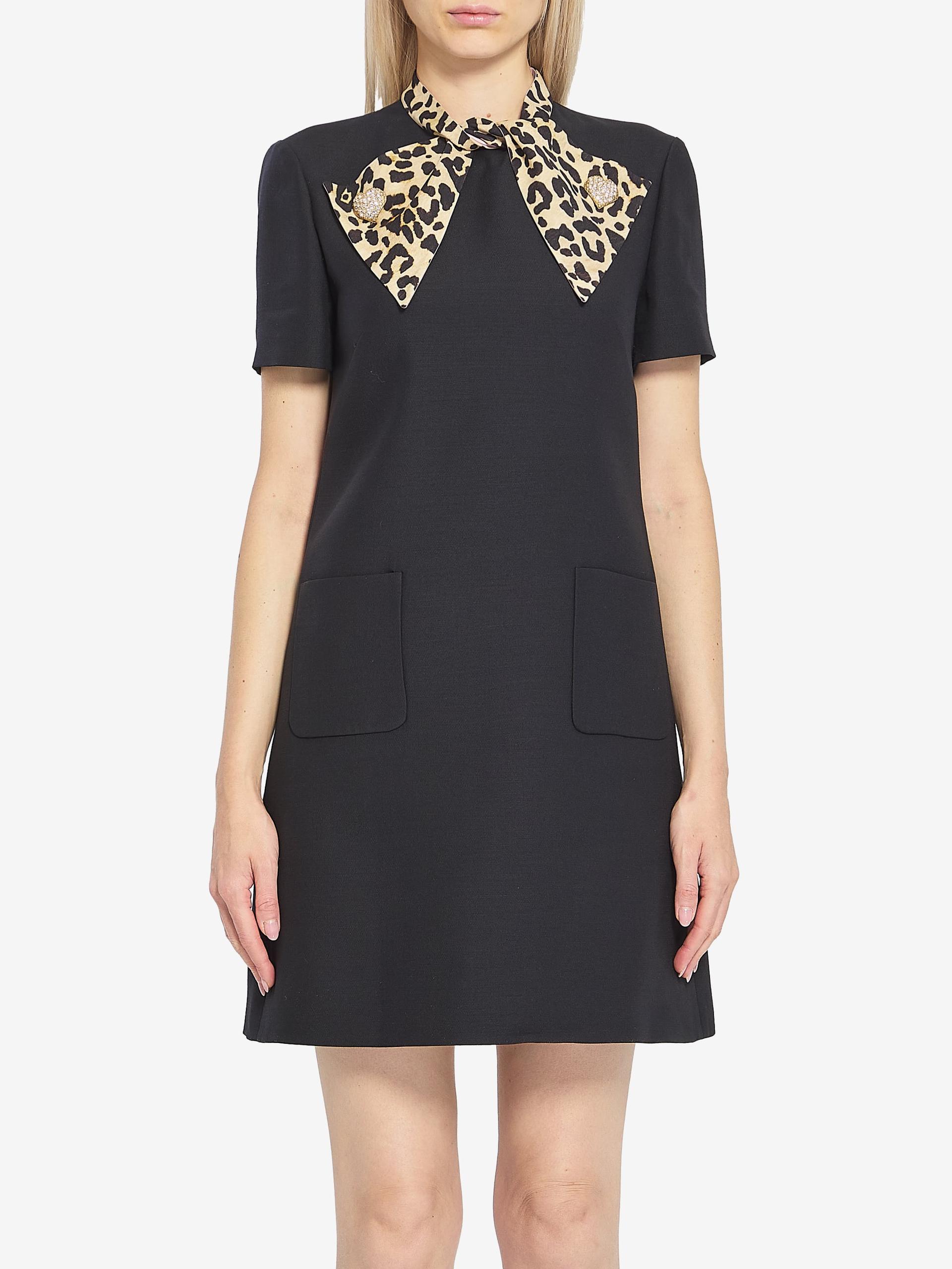 bow dress in couture crepe