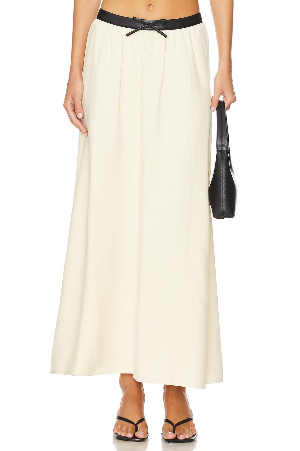 bow maxi skirt