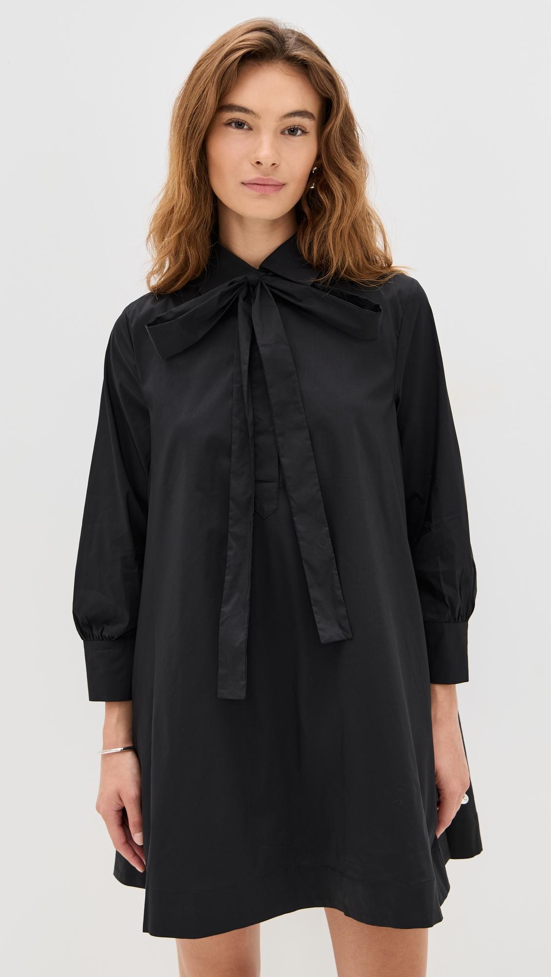 bow shirt dress