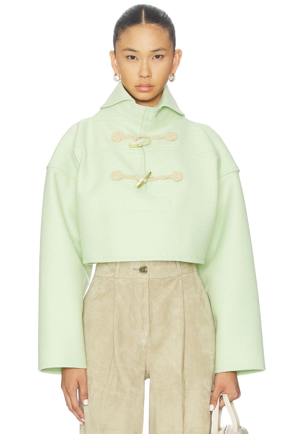 boxy cropped vareuse jacket