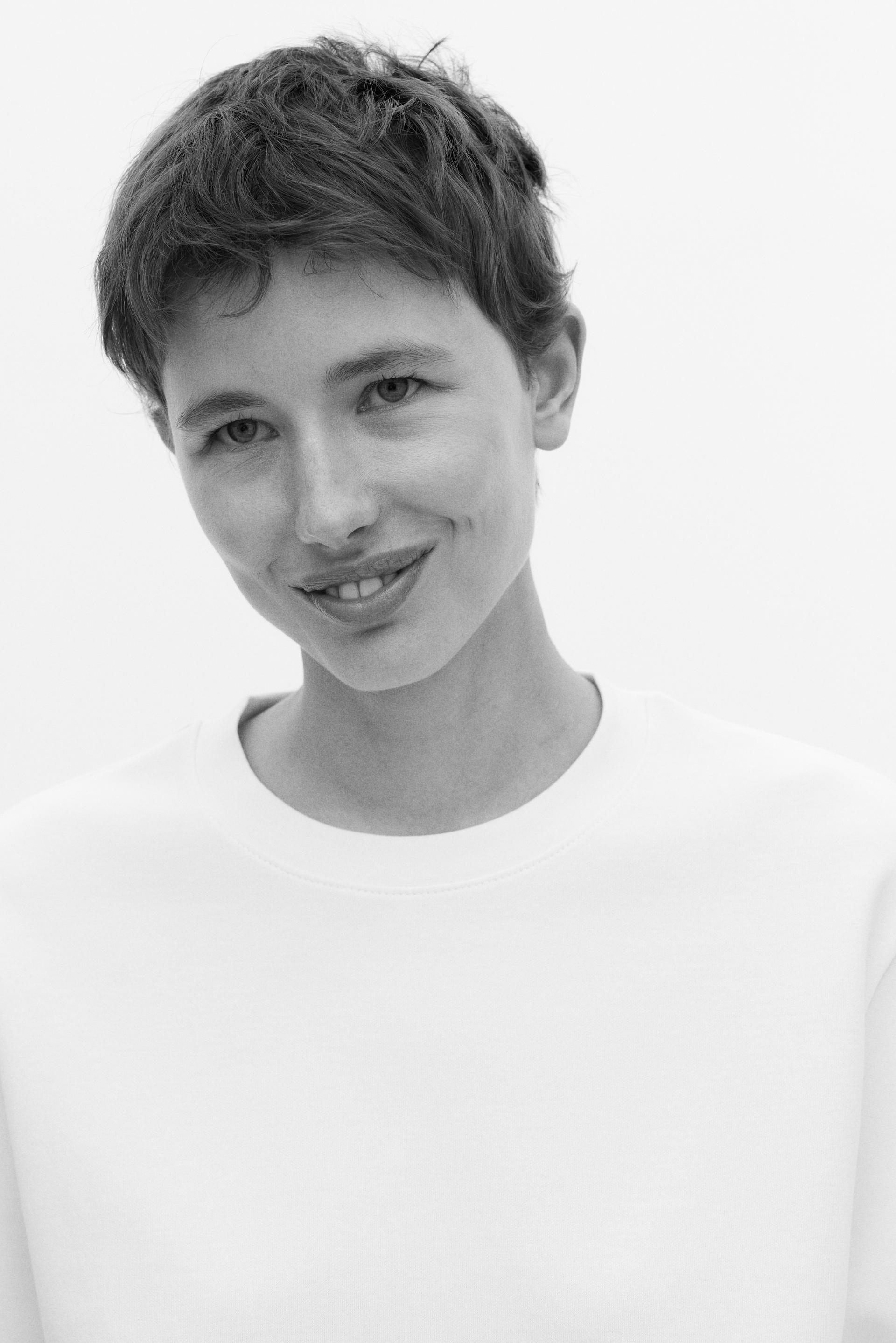 boxy interlock t-shirt