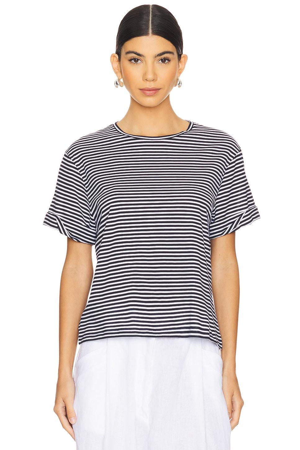 boxy rolled tee