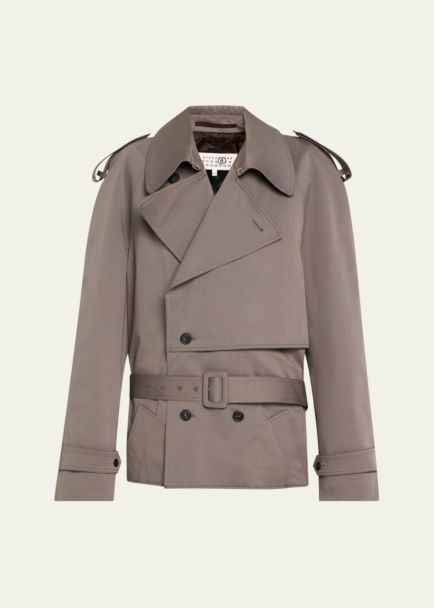 boxy trench-style sports jacket