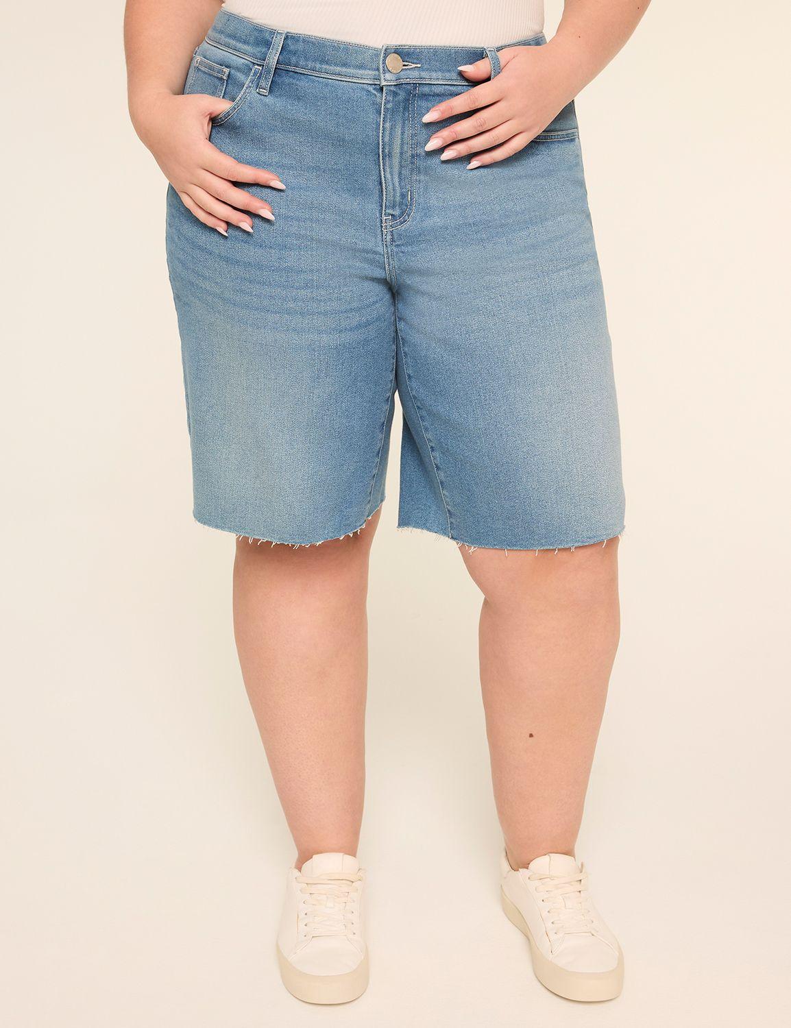 boyfriend 10" bermuda jean short
