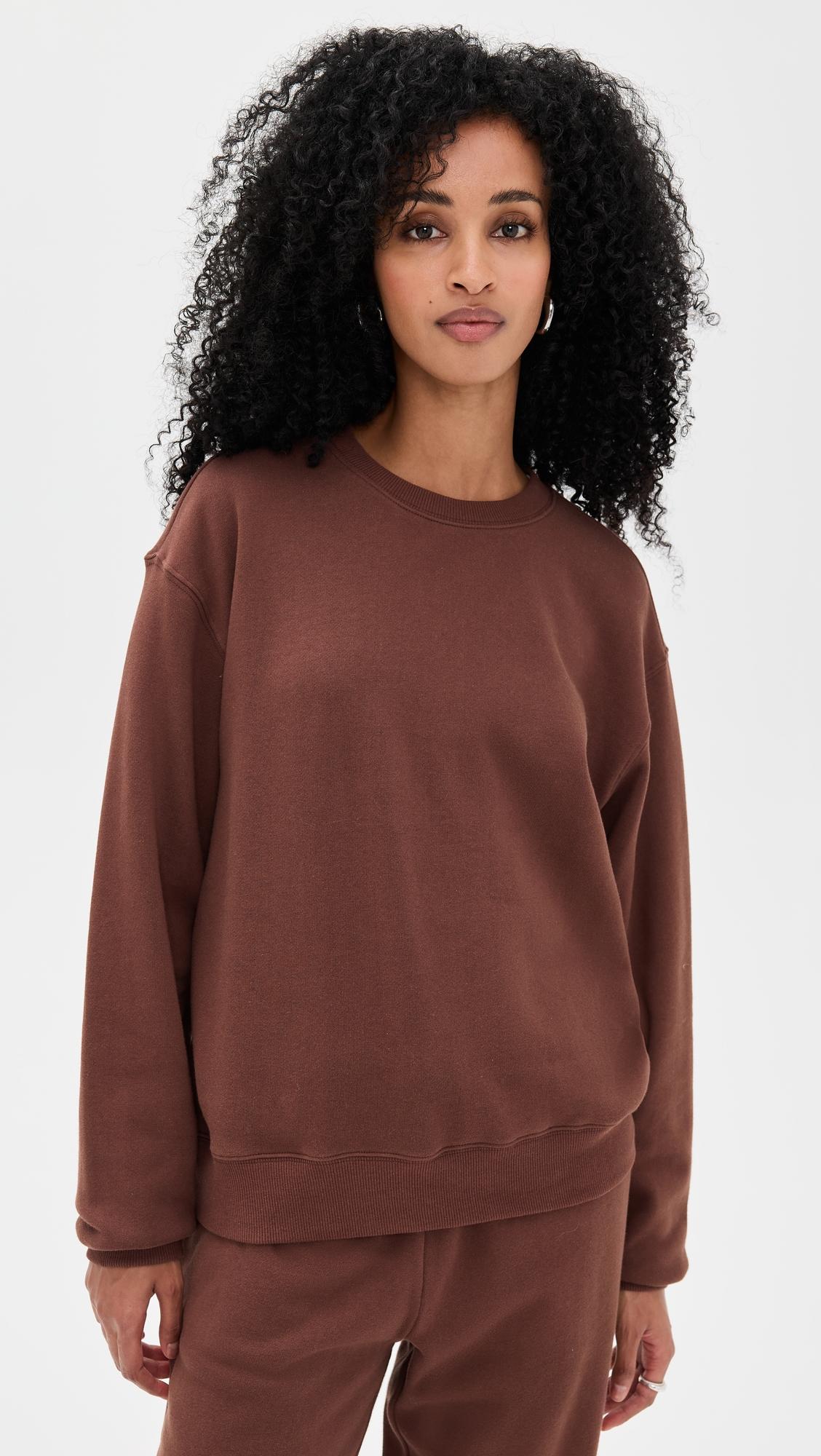 boyfriend cotton sweatshirt