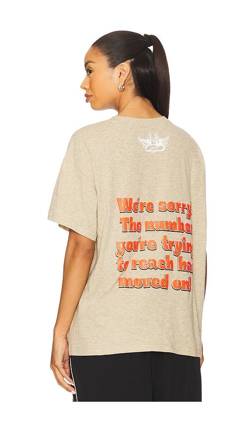 boys lie 1-800-manhunt heather bf tshirt in tan.
