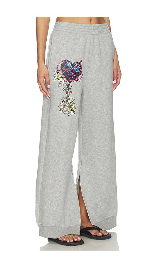 boys lie cupids club mm pant in light grey.