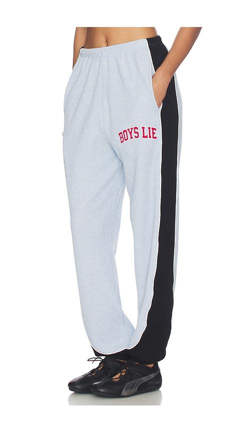 boys lie good sport thermal kimmy pants in blue.