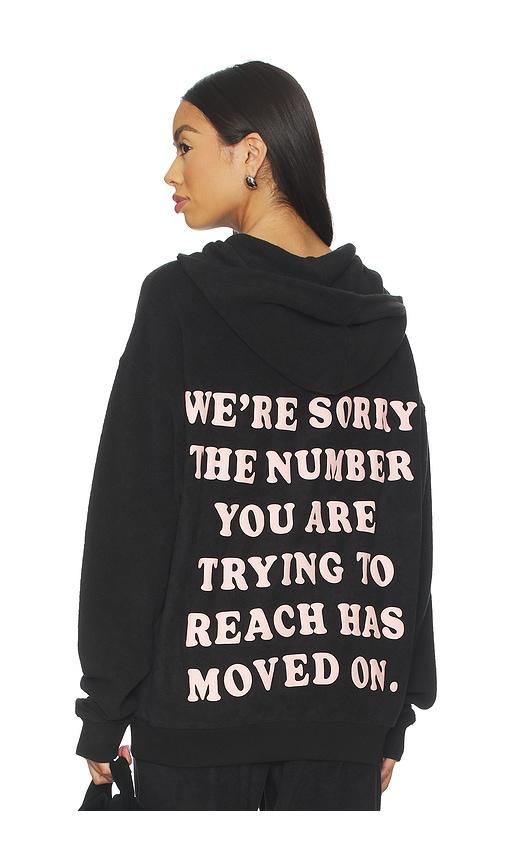 boys lie racer hoodie in black.