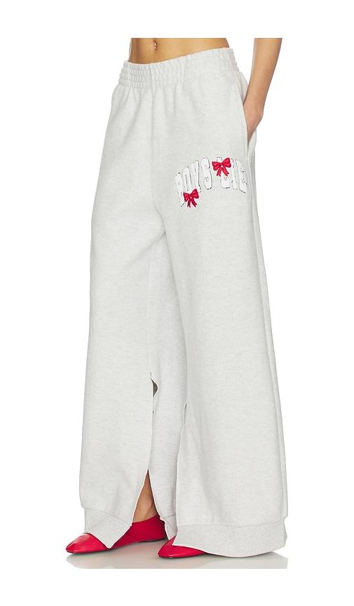 boys lie wrap me in a bow mm pant in grey.