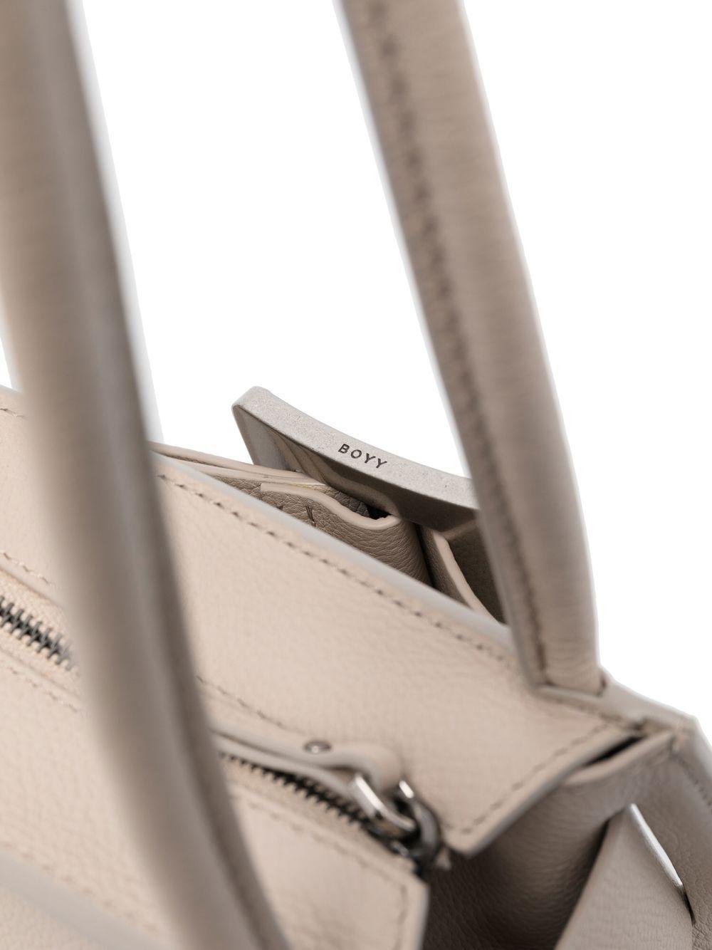 boyy bags grey outer: calf leather - women