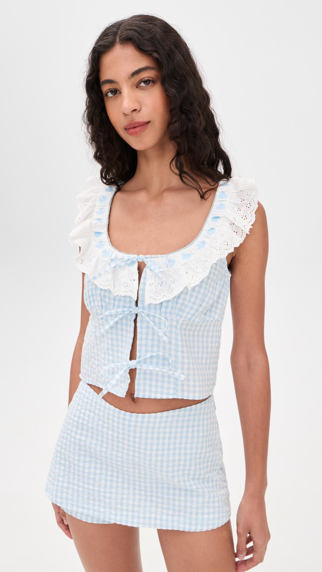 bradford gingham top