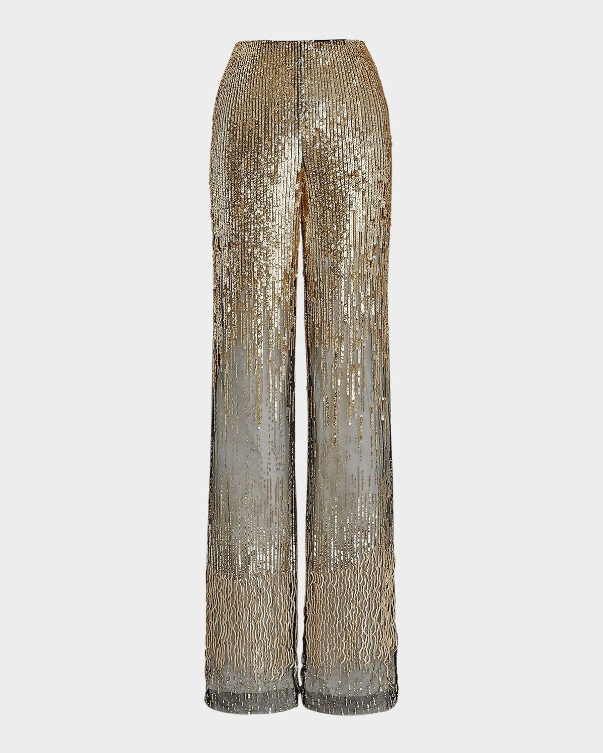 bradlee embellished tulle pant