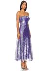 braelynn mesh sequin midi dress