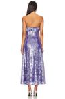 braelynn mesh sequin midi dress