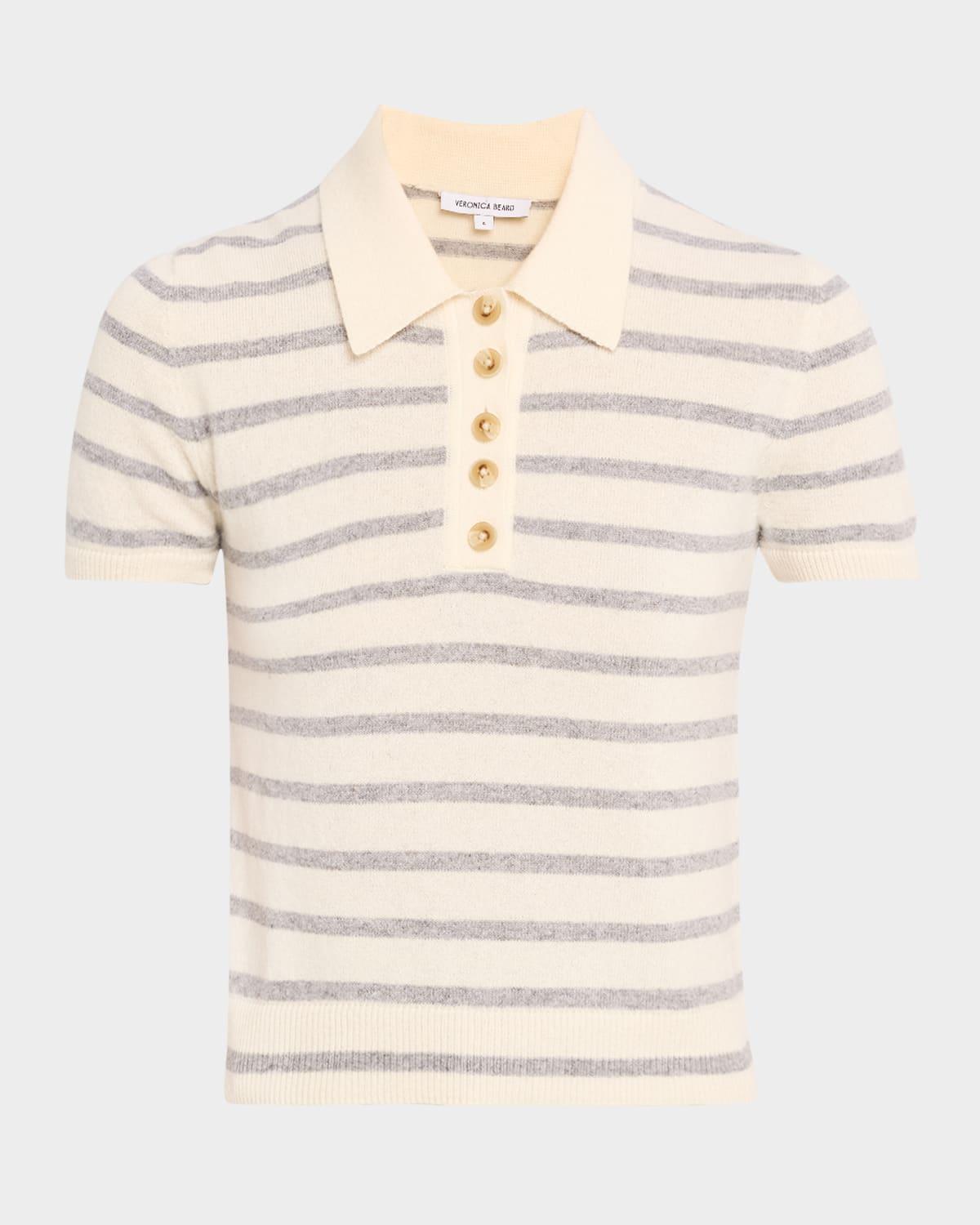 brandt cashmere polo top