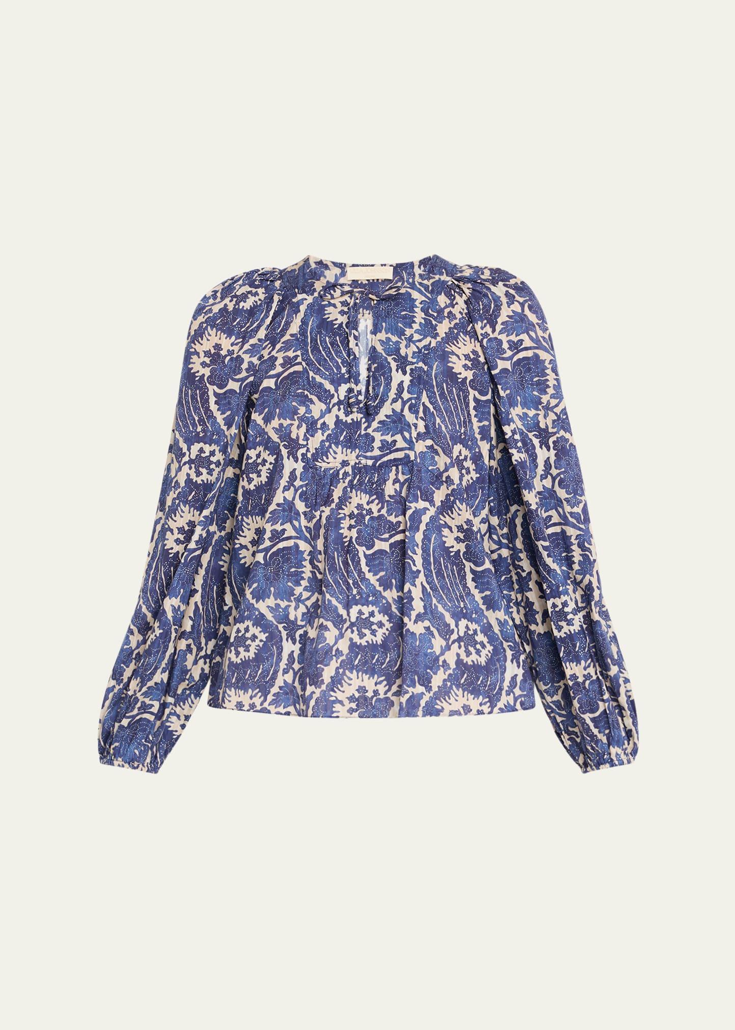 brea long-sleeve blouse