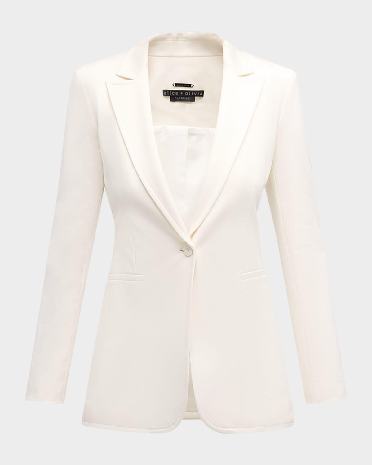 breann long fitted blazer