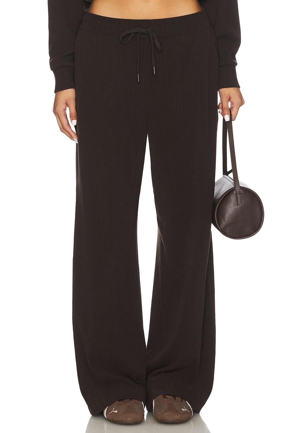 breathe easy ribbed wide leg pant