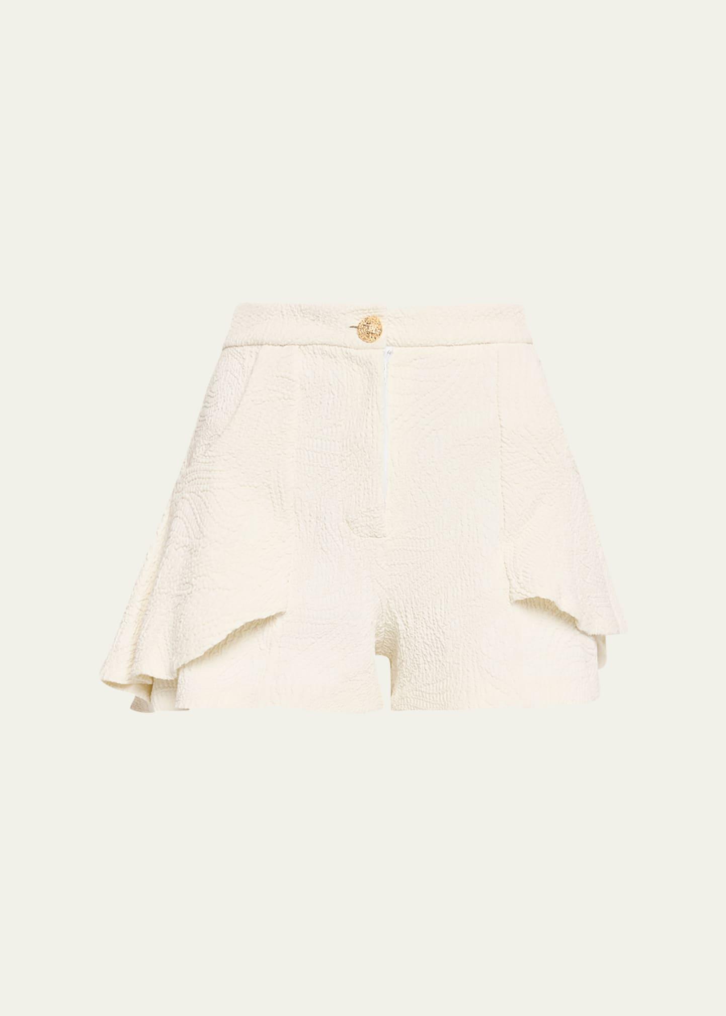 breeze jacquard flutter shorts