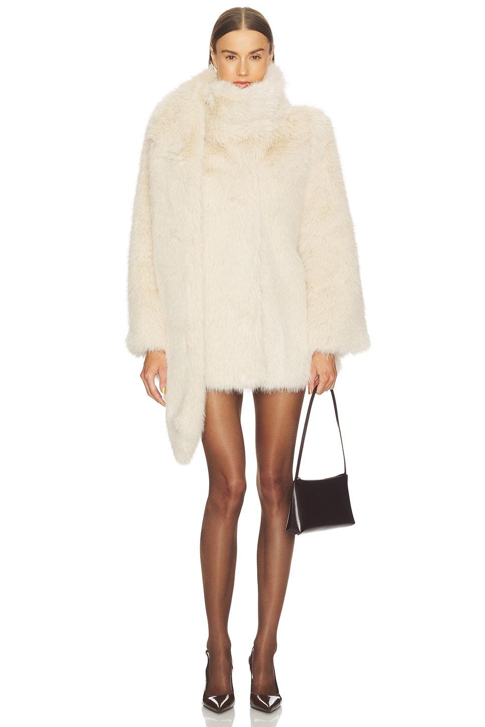 brenda faux fur coat