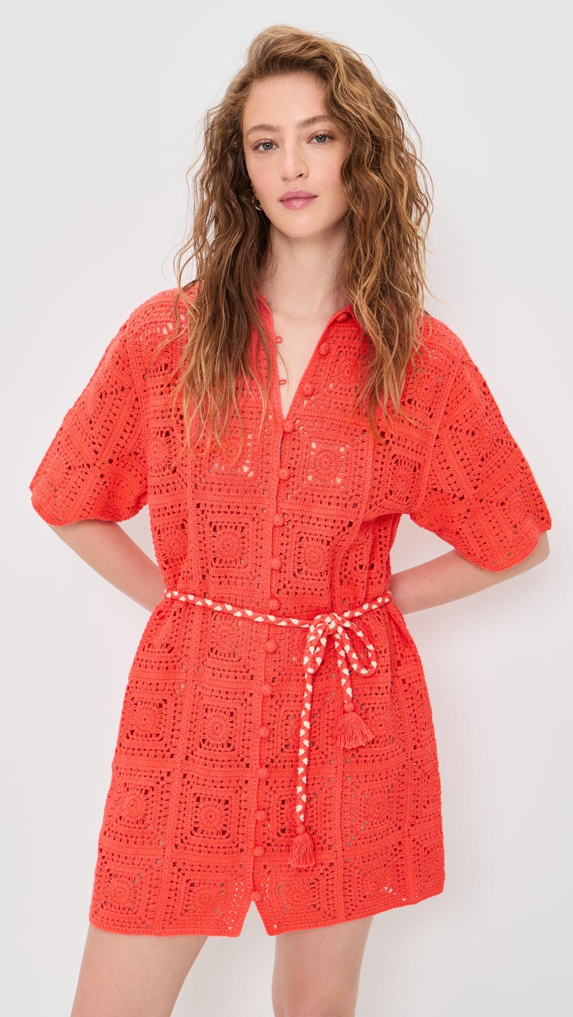 brenna mini shirt dress