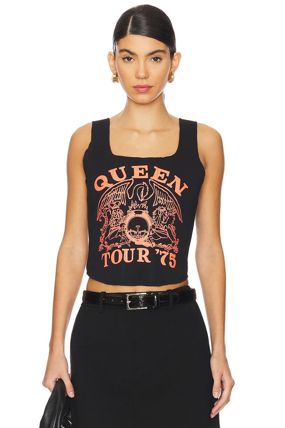 breslin band tee corset top