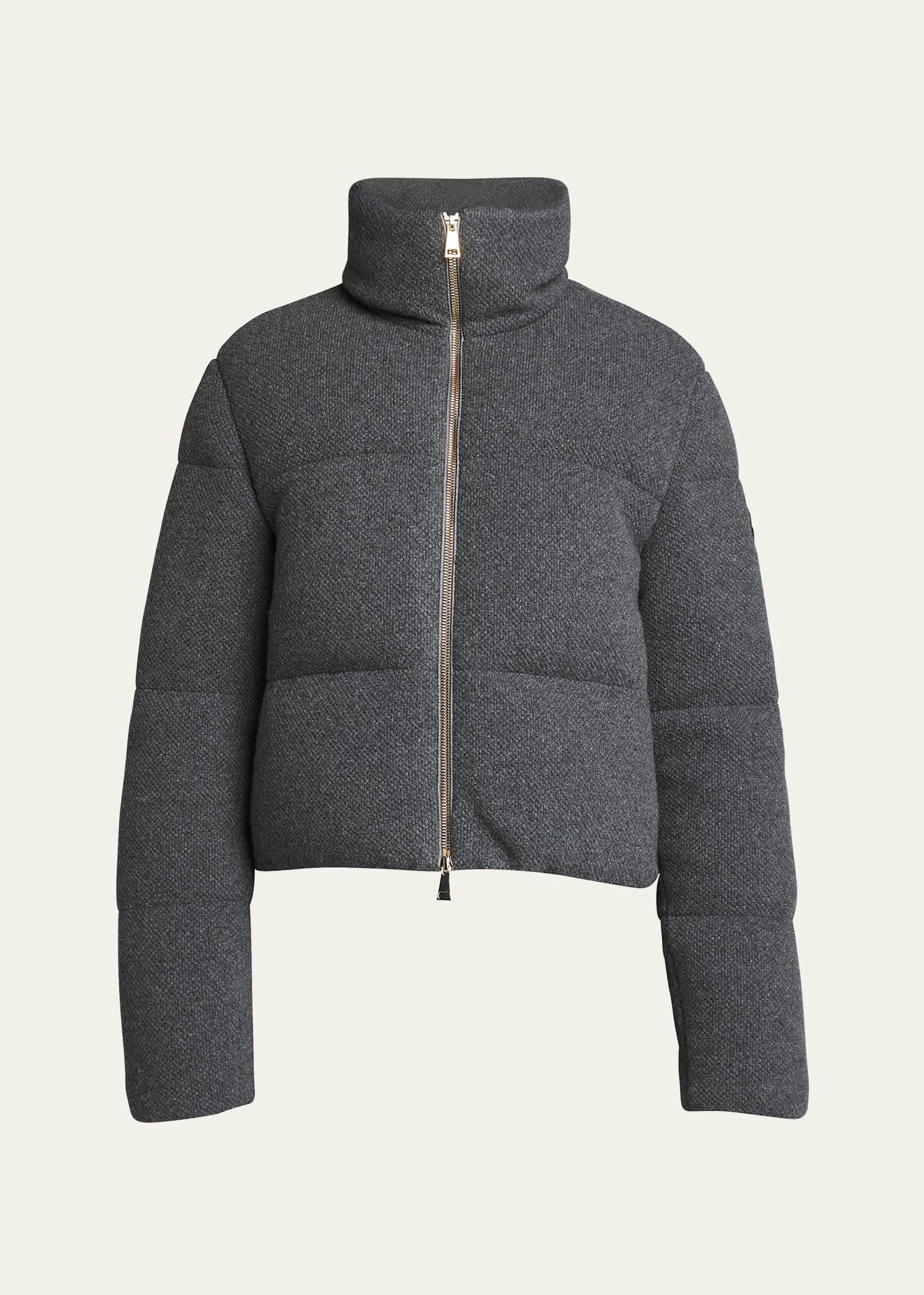 breze cashmere-blend puffer jacket