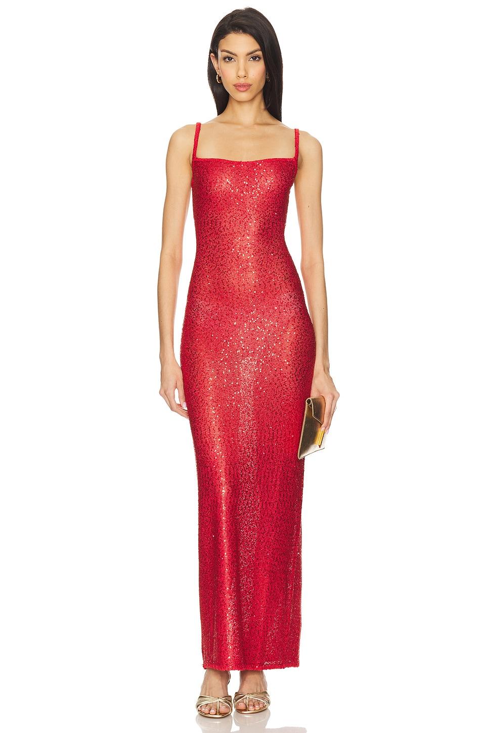 bria sequin maxi dress