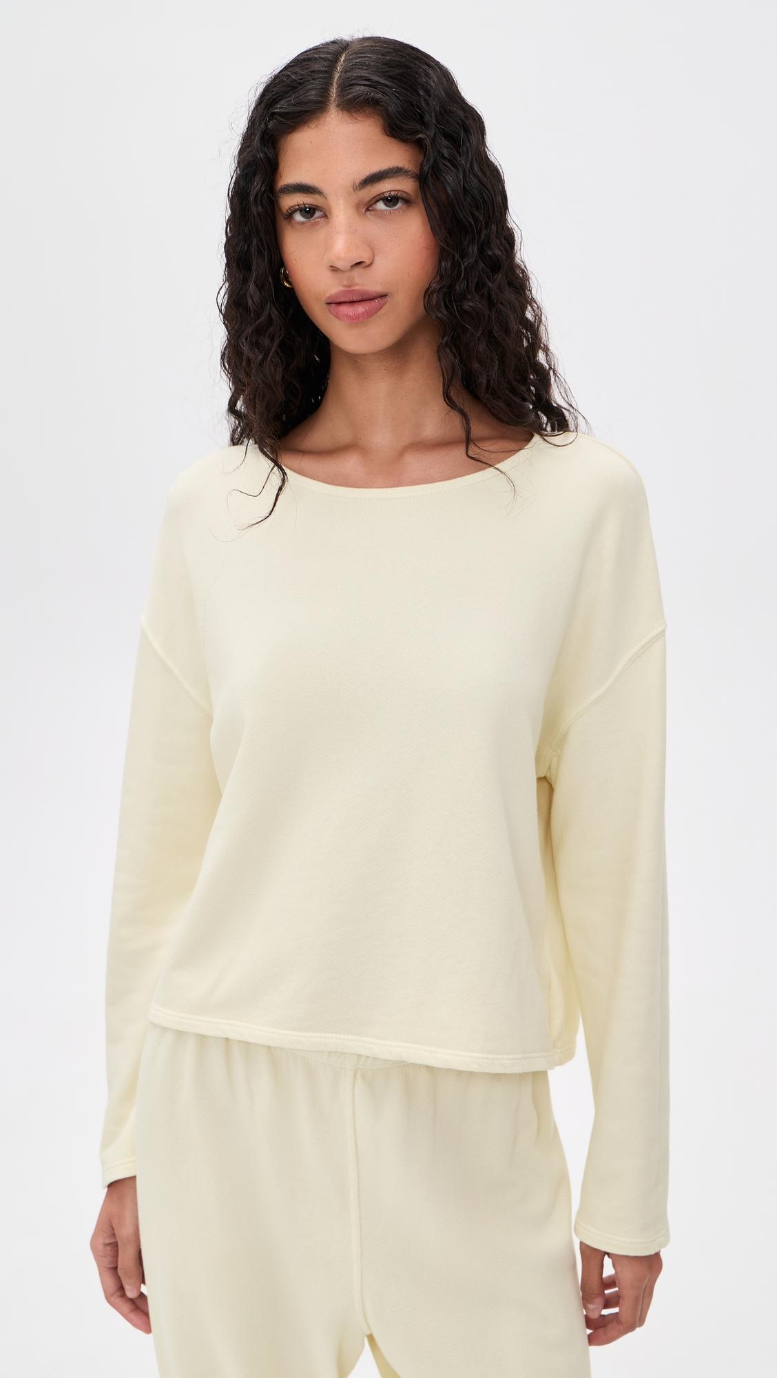briana french terry long sleeve tee